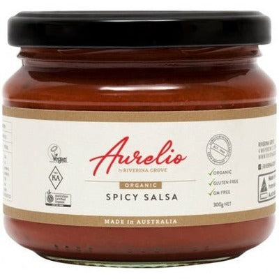 Aurelio Organic Spicy Salsa G/F 300g - The O.G Me