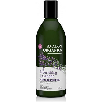 Avalon Organics Nourishing Lavender Bath & Shower Gel 350ml - The O.G Me