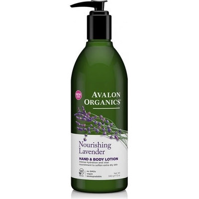 Avalon Organics Nourishing Lavender Hand & Body Lotion 350ml - The O.G Me