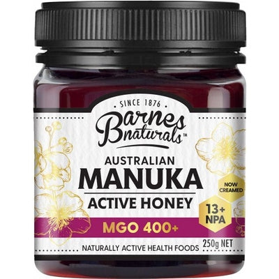 Barnes Naturals Australian Active Manuka Honey MGO 400+ 250g - The O.G Me