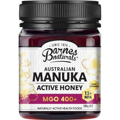 Barnes Naturals Australian Active Manuka Honey MGO 400+ 500g - The O.G Me