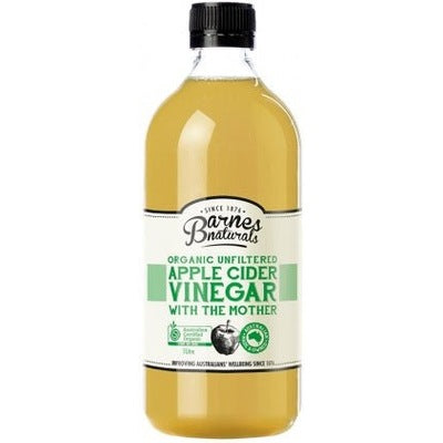 Barnes Naturals Organic Apple Cider Vinegar & The Mother 1L - The O.G Me