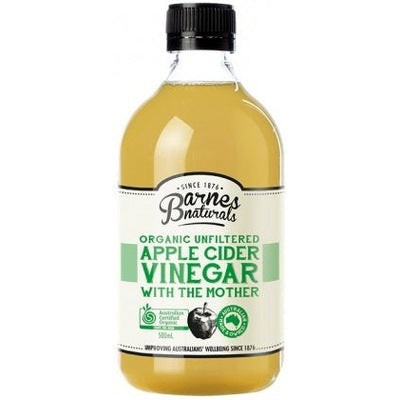 Barnes Naturals Organic Apple Cider Vinegar & The Mother 500ml - The O.G Me