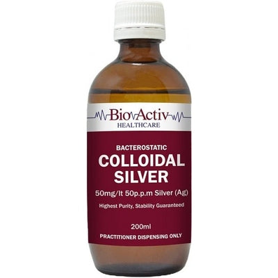 Bio Activ Healthcare Bacterostatic Colloidal Silver 200ml - The O.G Me