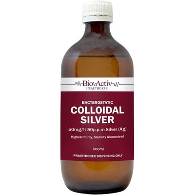 Bio Activ Healthcare Bacterostatic Colloidal Silver 500ml - The O.G Me