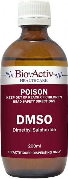 Bio Activ Healthcare DMSO - Dimethyl Sulphoxide 200ml - The O.G Me