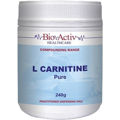 Bio Activ Healthcare L Carnitine Pure 240g - The O.G Me