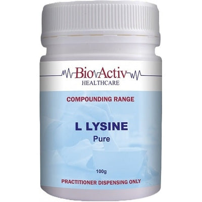 Bio Activ Healthcare L Lysine Pure 100g - The O.G Me