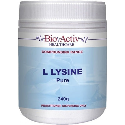 Bio Activ Healthcare L Lysine Pure 240g - The O.G Me