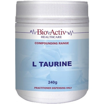 Bio Activ Healthcare L Taurine 240g - The O.G Me