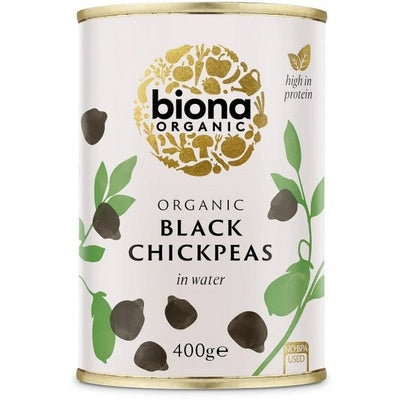 Biona Organic Black Chickpeas 400g - The O.G Me