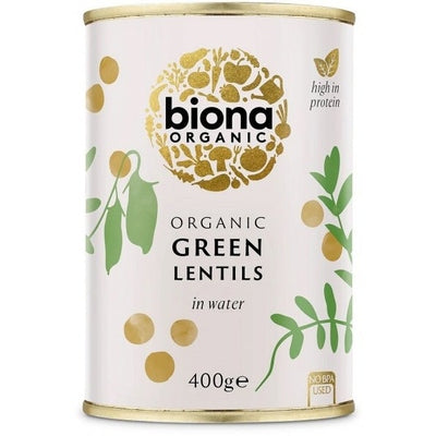 Biona Organic Green Lentils 400g - The O.G Me