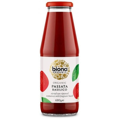 Biona Organic Passata Basilico with Basil 680g - The O.G Me