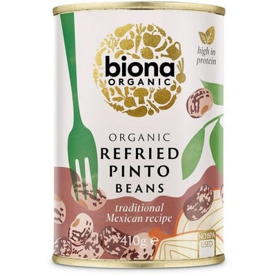 Biona Organic Pinto Refried Beans 410g - The O.G Me