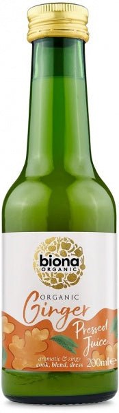 Biona Organic Pressed Ginger Juice 200ml - The O.G Me