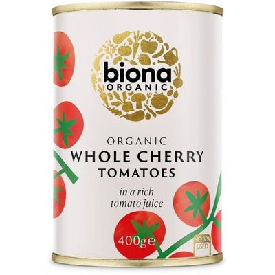 Biona Organic Whole Cherry Tomatoes 400g - The O.G Me