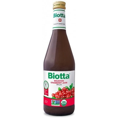 Biotta Mountain Cranberry Juice G/F 500ml - The O.G Me