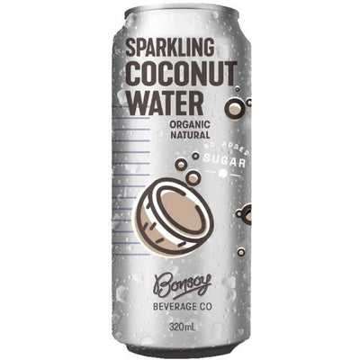 Bonsoy Organic Sparkling Coconut Water 12x320ml Cans - The O.G Me