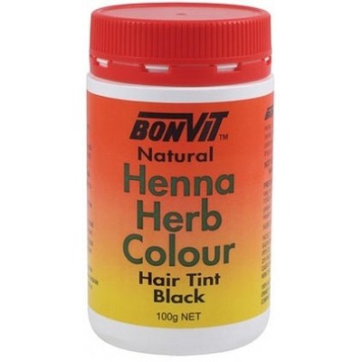 Bonvit Henna Powder Black Hair Tint 100g - The O.G Me