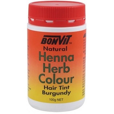 Bonvit Henna Powder Burgundy Hair Tint 100g - The O.G Me