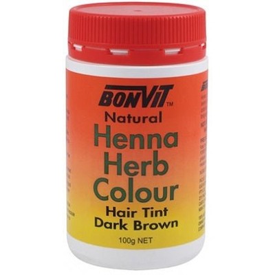 Bonvit Henna Powder Dark Brown Hair Tint 100g - The O.G Me