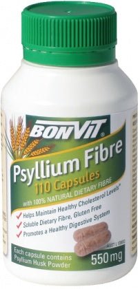 Bonvit Psyllium Fibre Capsules 110 x 550mg - The O.G Me