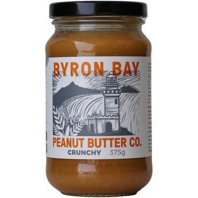 Byron Bay Peanut Butter Crunchy Salted G/F 375g - The O.G Me