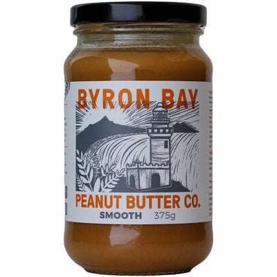 Byron Bay Peanut Butter Smooth Salted G/F 375g - The O.G Me