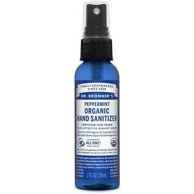 Dr Bronner's Organic Hand Sanitizer Peppermint 59ml - The O.G Me