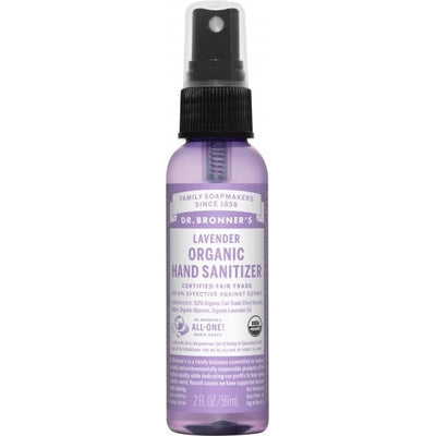 Dr Bronner's Organic Hand Sanitizer Spray Lavender 59ml - The O.G Me