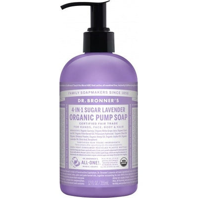 Dr Bronner's Organic Pump Soap Lavender 355ml - The O.G Me