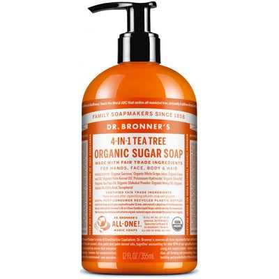 Dr Bronner's Organic Pump Soap Tea Tree 355ml - The O.G Me