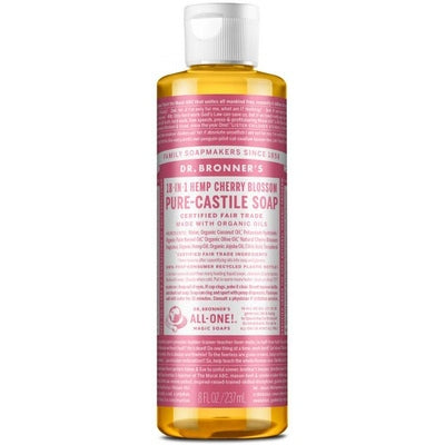 Dr Bronner's Pure Castile Liquid Soap Cherry Blossom 237ml - The O.G Me