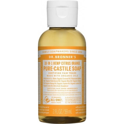 Dr Bronner's Pure Castile Liquid Soap Citrus 59ml - The O.G Me