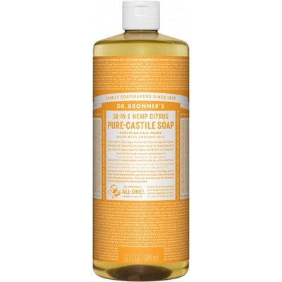 Dr Bronner's Pure Castile Liquid Soap Citrus 946ml - The O.G Me