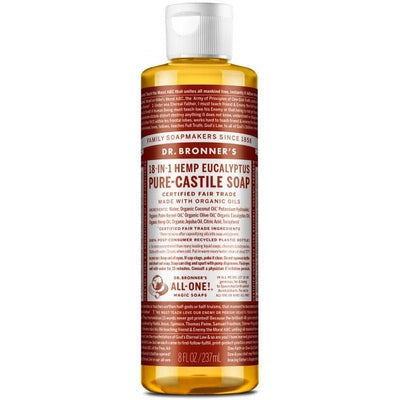 Dr Bronner's Pure Castile Liquid Soap Eucalyptus 237ml - The O.G Me