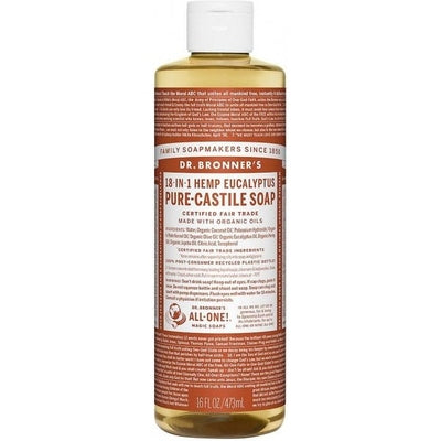 Dr Bronner's Pure Castile Liquid Soap Eucalyptus 473ml - The O.G Me