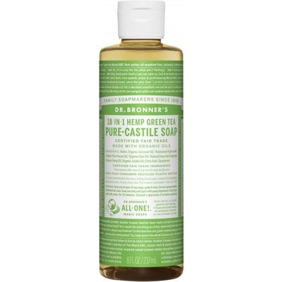 Dr Bronner's Pure Castile Liquid Soap Green Tea 237ml - The O.G Me