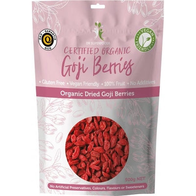 Dr Superfoods Organic Dried Goji Berries 500g - The O.G Me