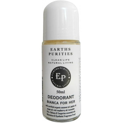 Earths Purities Ladies Natural Bianca for Her Liquid Roll On Deodorant 50ml - The O.G Me