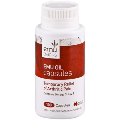 Emu Tracks Emu Oil 750mg 100caps - The O.G Me