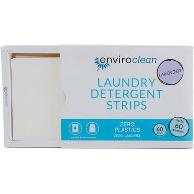 Enviro Clean Laundry Detergent Strips Fragrance Lavender Box 60Strips - The O.G Me