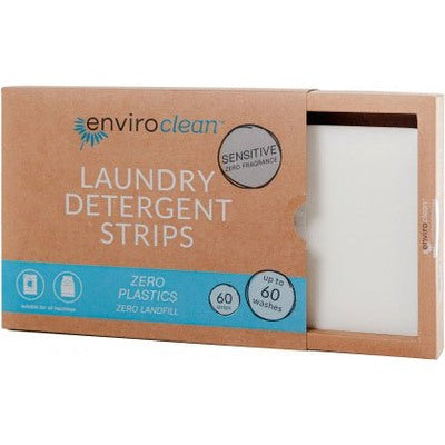 Enviro Clean Laundry Detergent Strips Sensitive Box 60Strips - The O.G Me