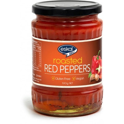 Eskal Deli Roasted Red Peppers G/F 530g - The O.G Me