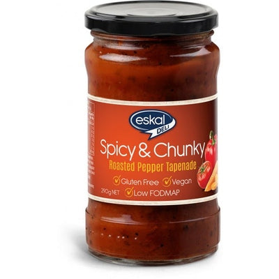 Eskal Deli Spicy & Chunky Roasted Pepper Tapenade G/F 290g - The O.G Me