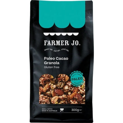 Farmer Jo Paleo Cacao Granola G/F 300g - The O.G Me