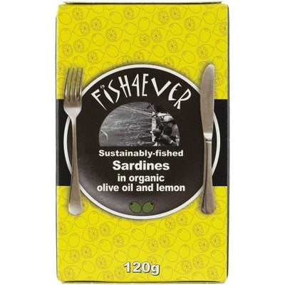 Fish 4 Ever Sardines in Olive Oil & Lemon 120g - The O.G Me