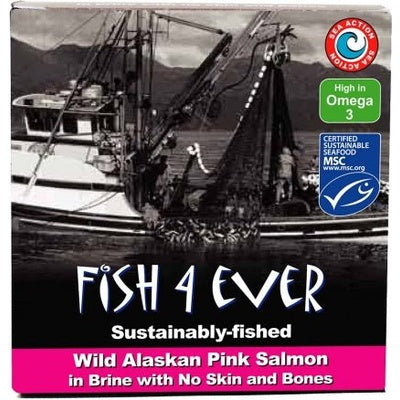 Fish 4 Ever Wild Pacific Pink Salmon Fillets 170g - The O.G Me