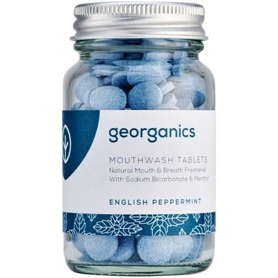 Georganics Mouthwash Tablets English Peppermint 180tabs - The O.G Me