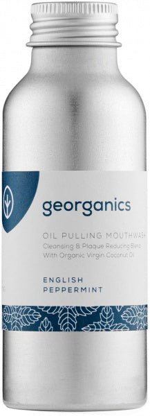 Georganics Oil Pulling Mouthwash Peppermint 100ml - The O.G Me